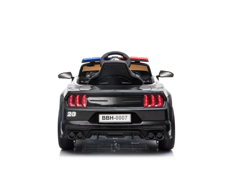 Ford Mustang Kinderauto Polizei 12V 2x35W 2.4Ghz USB MP3 Sirene