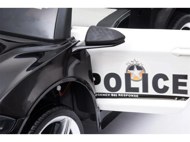 Ford Mustang Kinderauto Polizei 12V 2x35W 2.4Ghz USB MP3 Sirene