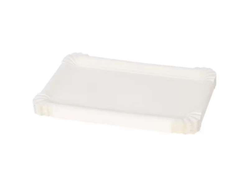 Pappteller eckig 13 x 20 cm | 20 Stück
