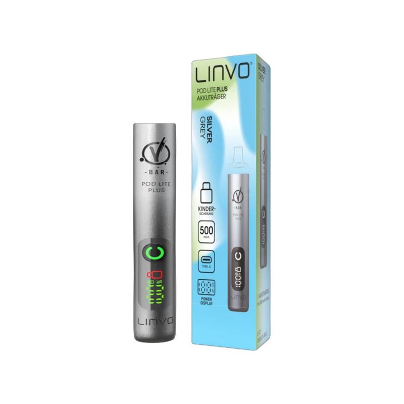 Linvo Pod Lite Plus Akku – 500 mAh E-Zigarette mit Display & USB-C