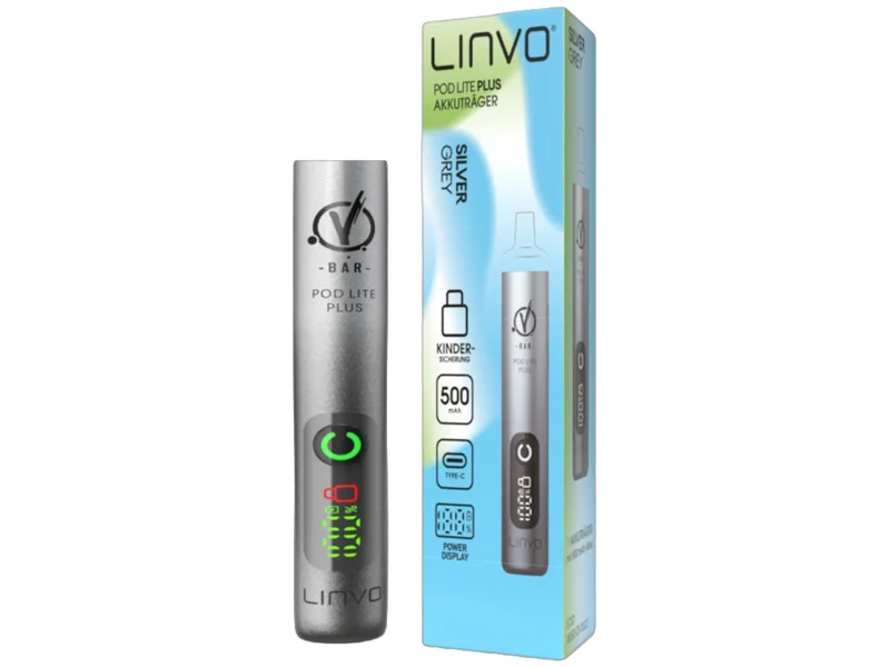 Linvo Pod Lite Plus Akku – 500 mAh E-Zigarette mit Display & USB-C