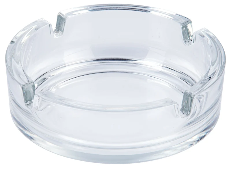 Glas-Aschenbecher 10,5 cm, klarem Glas