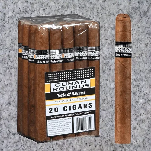 CUBAN ROUNDS CHURCHILL NATURAL (7" x 50)