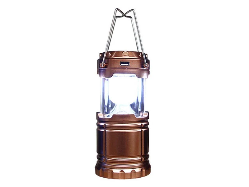 LED Lampe Tragbar 360 Grad Solar Camping Laterne Wiederaufladbar