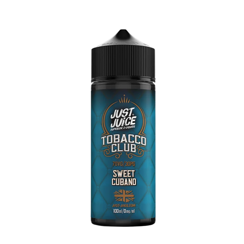 Just Juice Tobacco Club - Sweet Cubano 0mg100ml Shortfill