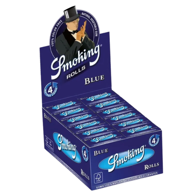 Smoking Paper Rolls Blue