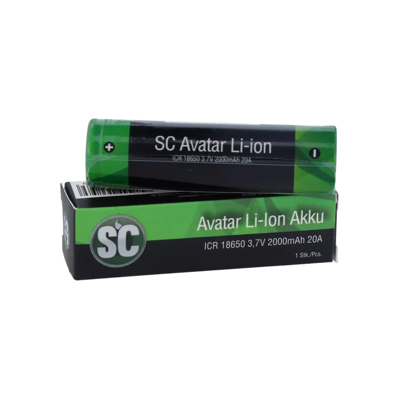 SC 18650er Akku 2000 mAh - 3,7 V