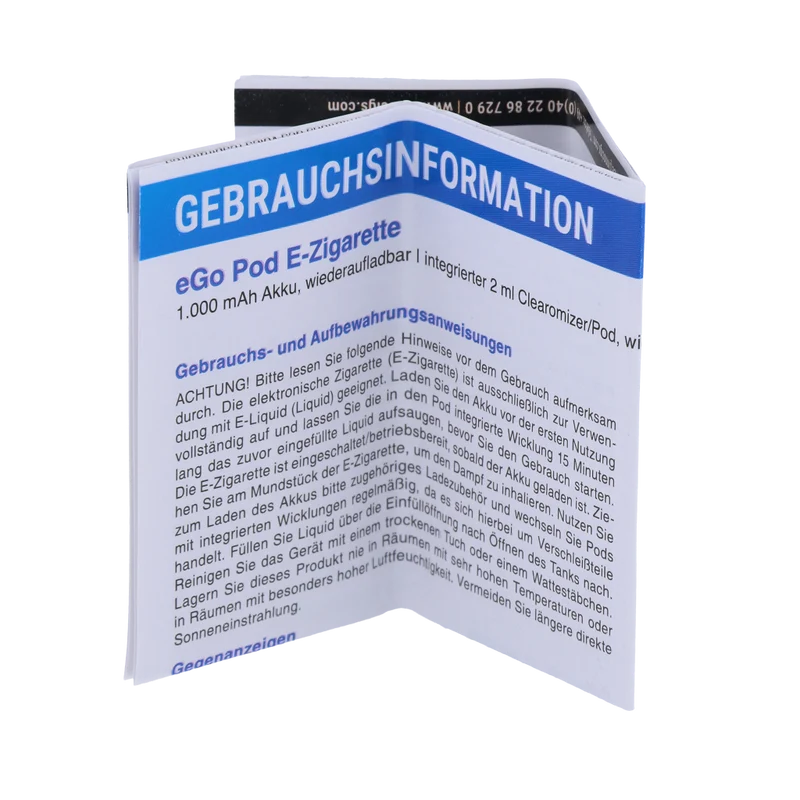 InnoCigs - eGo POD Cartridge 1,2 Ohm (5 Stück pro Packung)