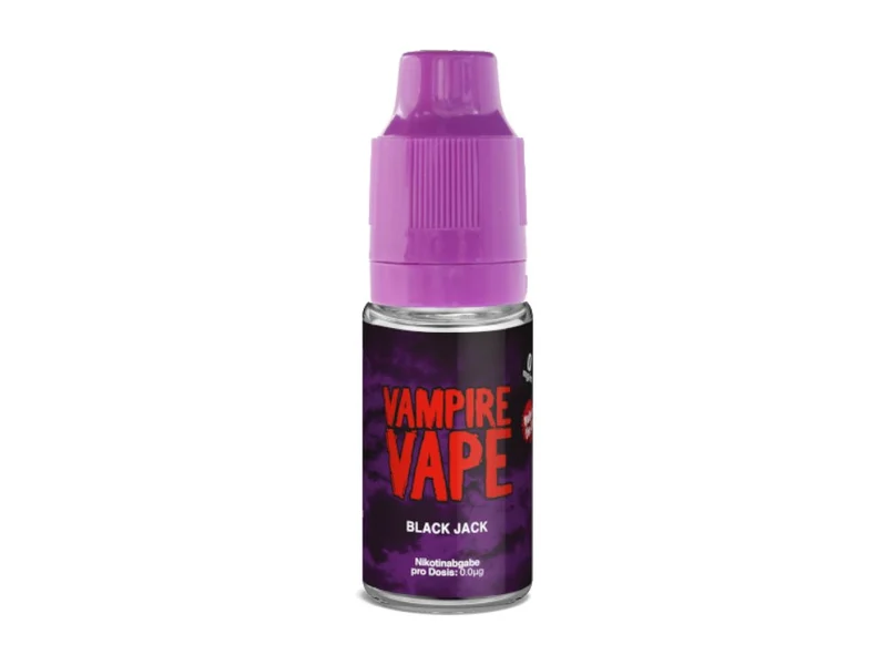Vampire Vape - Black Jack - 10ml Fertigliquid (Nikotinfrei/Nikotin)