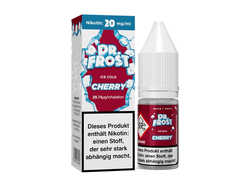 Dr. Frost Ice Cold - Cherry - 10ml Fertigliquid (Nikotinsalz)