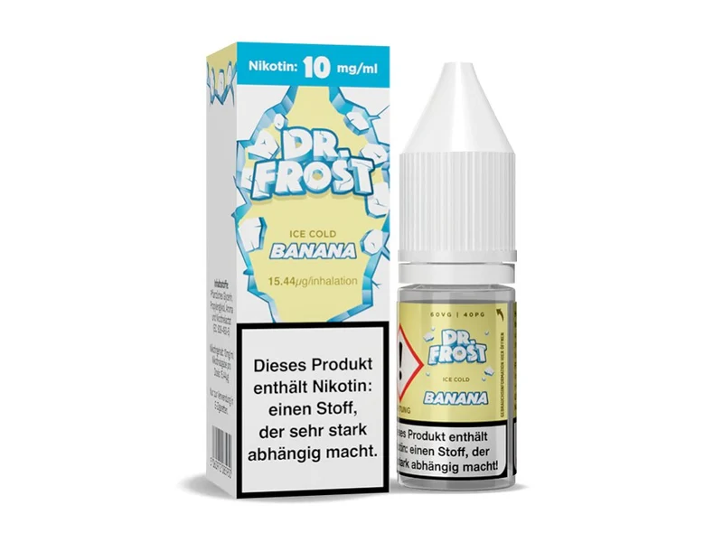 Dr. Frost Ice Cold - Banana - 10ml Fertigliquid (Nikotinsalz)