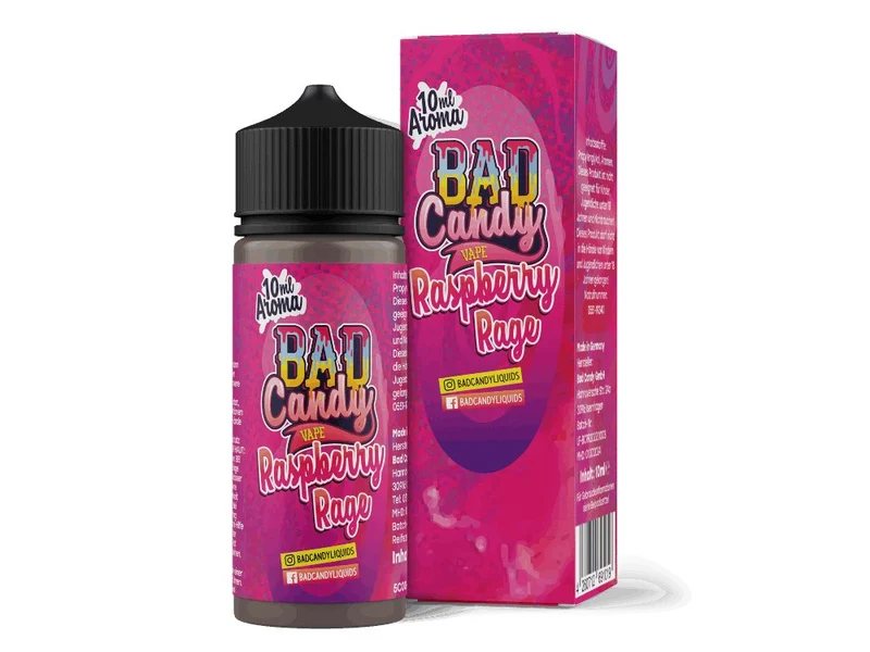 Bad Candy Liquids - Raspberry Rage - Longfill Aroma 10ml (120ml Flasche)