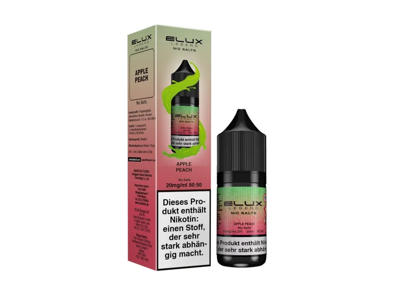 Elux - Apple Peach - 10ml Fertigliquid (Nikotinsalz)