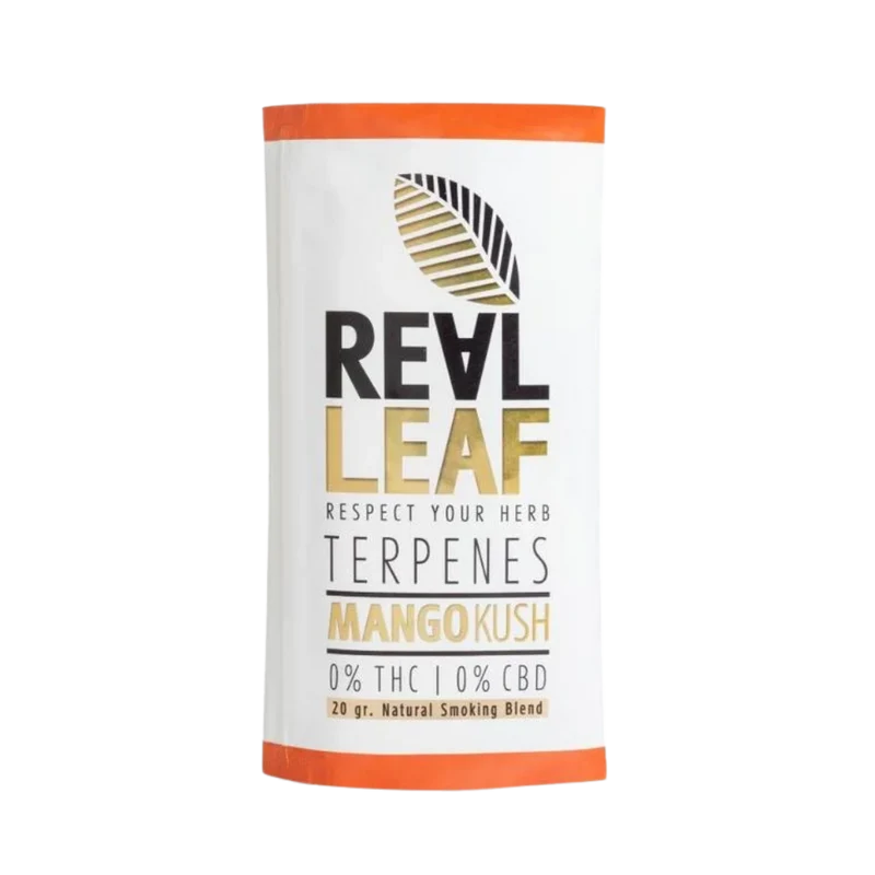 Real Leaf - nikotinfreier Tabakersatz - 20gr - Mango Kush