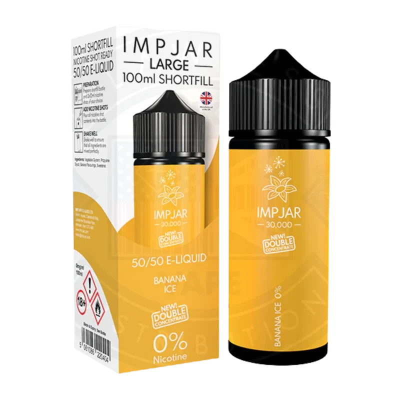 IMP JAR Large - Shortfill - Doubleconcentrate - Banana Ice 100ml 0mg