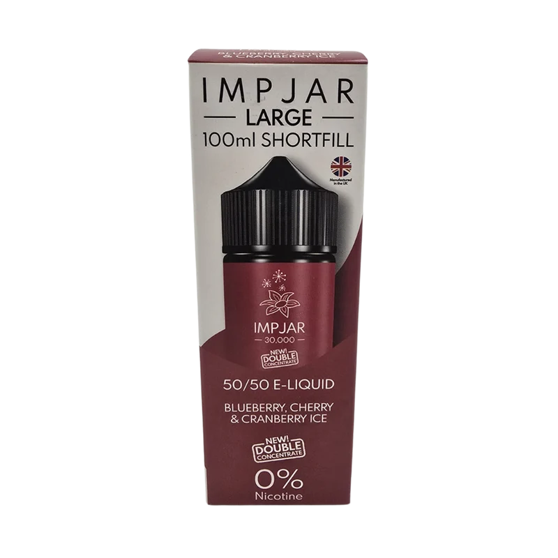 IMP JAR Large - Shortfill Doubleconcentrate- Blueberry Cherry & Cranberry 100ml 0mg