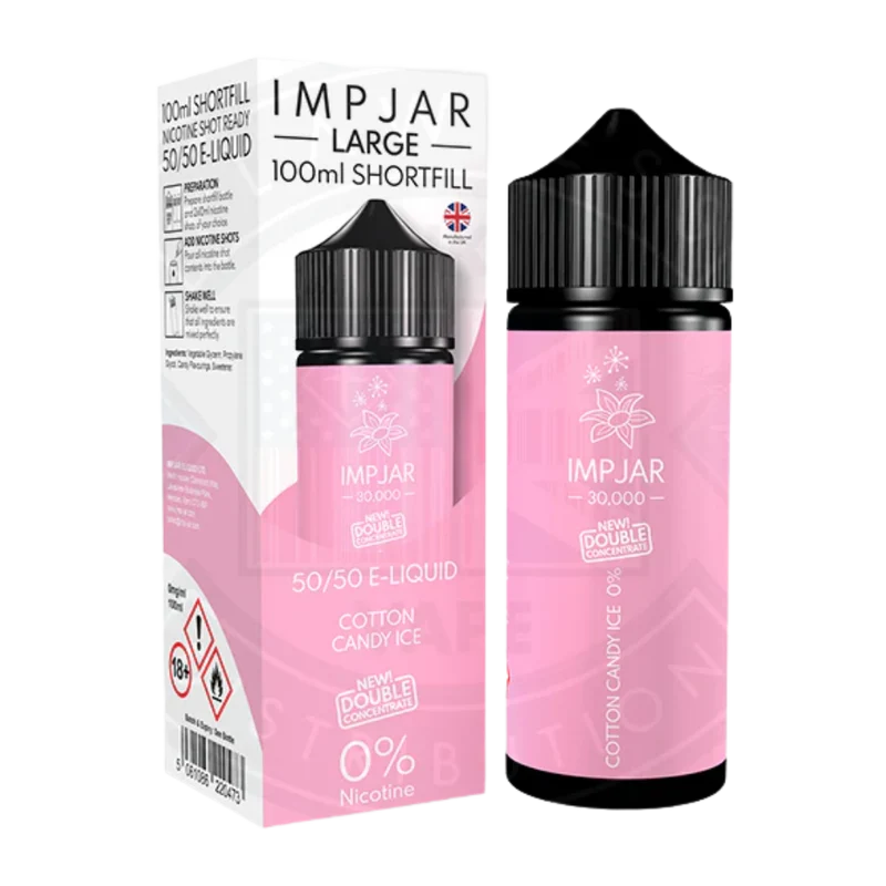 IMP JAR Large - Shortfill Doubleconcentrate - Cotton Candy 100ml 0mg