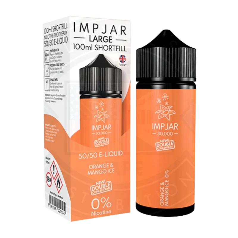 IMP JAR Large - Shortfill Doubleconcentrate - Orange & Mango Ice 100ml 0mg