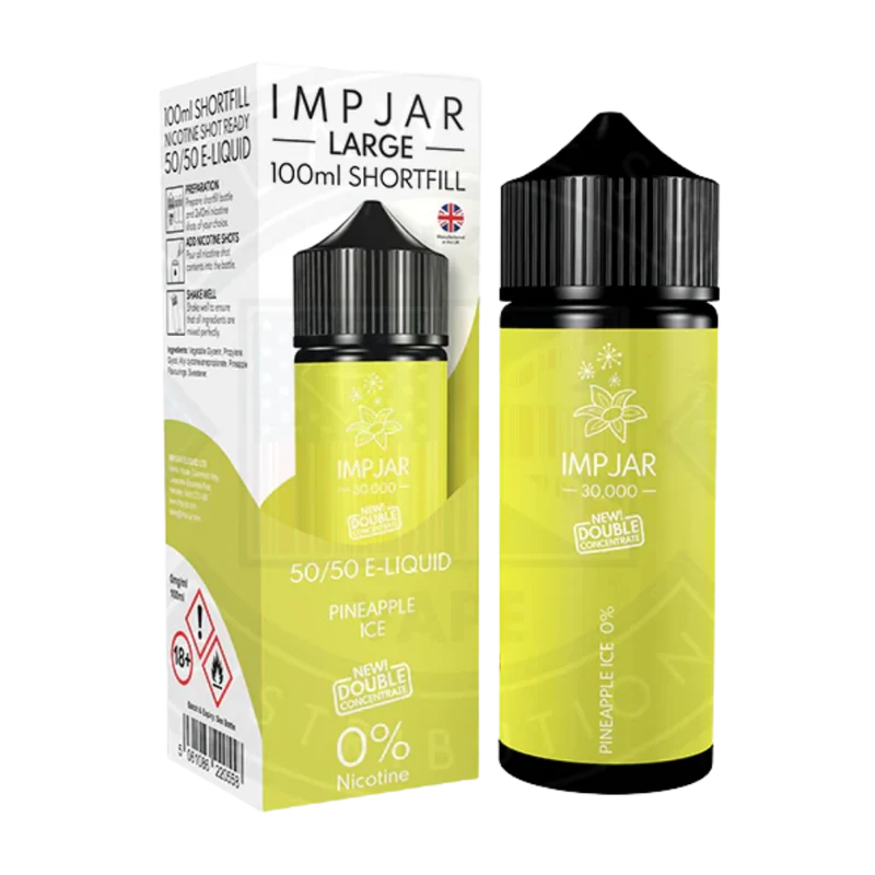 IMP JAR Large - Shortfill Doubleconcentrate - Pineapple Ice 100ml 0mg