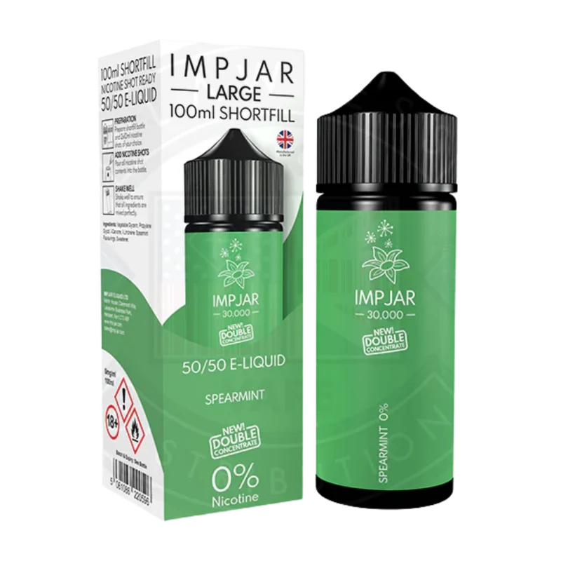 IMP JAR Large - Shortfill Doubleconcentrate - Spearmint 100ml 0mg