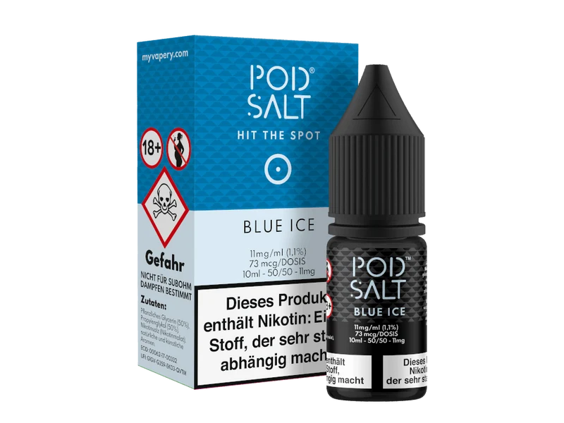 Pod Salt - Blue Ice - 10ml Fertigliquid (Nikotinsalz)