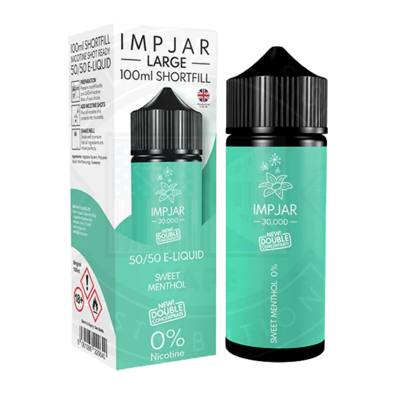 IMP JAR Large - Shortfill Doubleconcentrate - Sweet Menthol 100ml 0mg