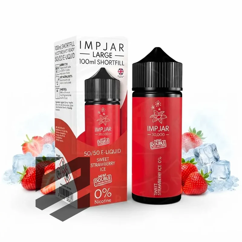 IMP JAR Large - Shortfill Doubleconcentrate - Sweet Strawberry Ice 100ml 0mg