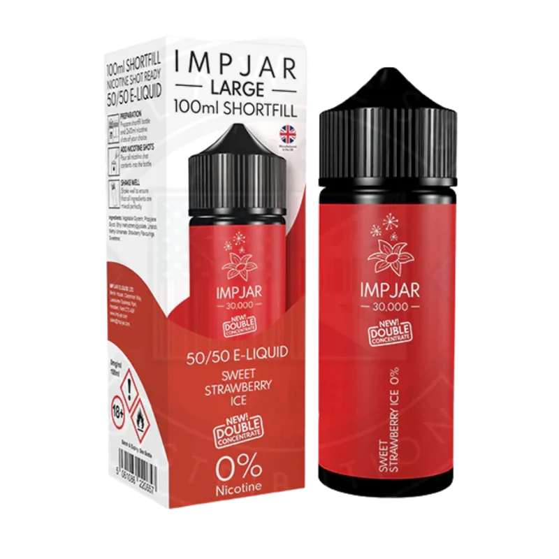 IMP JAR Large - Shortfill Doubleconcentrate - Sweet Strawberry Ice 100ml 0mg