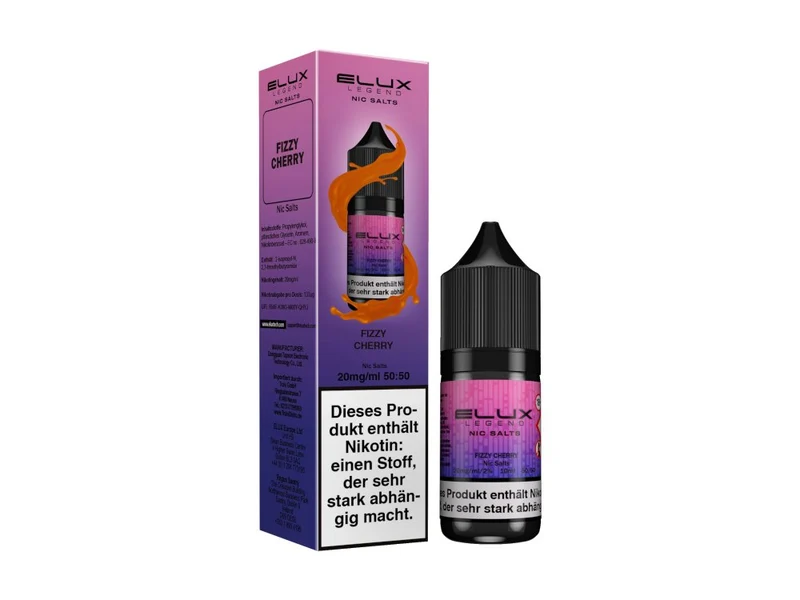 Elux - Fizzy Cherry - 10ml Fertigliquid (Nikotinsalz)