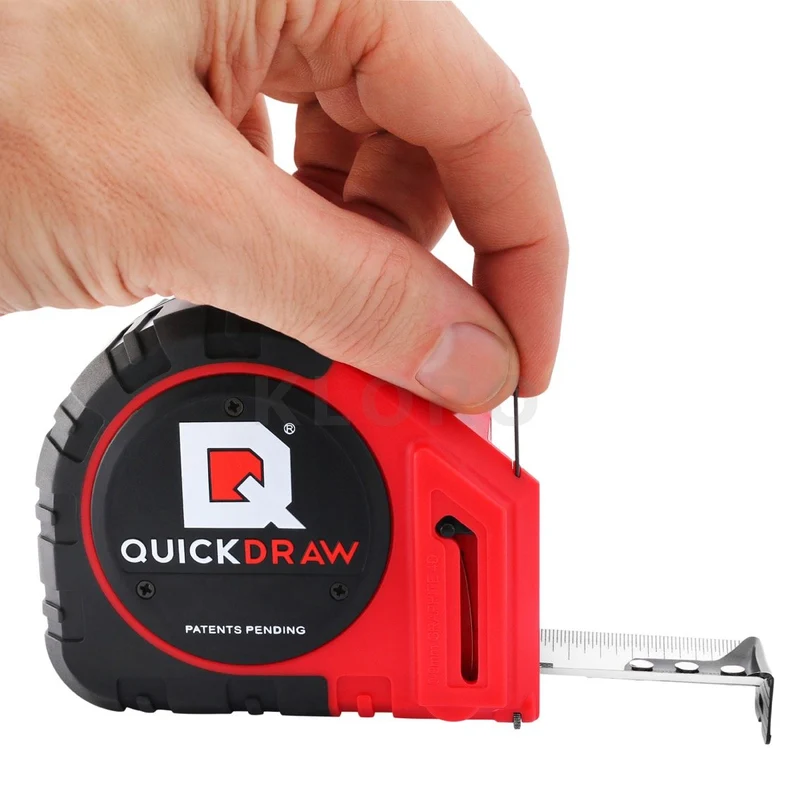 PROFI Maßband 8m integrierter Bleistiftmarker Quickdraw® Messband Rollmaßband