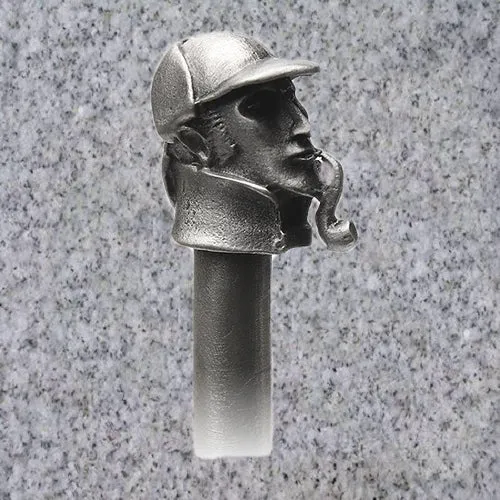 Peterson: PEWTER "SHERLOCK HOLMES" PIPE TAMPER
