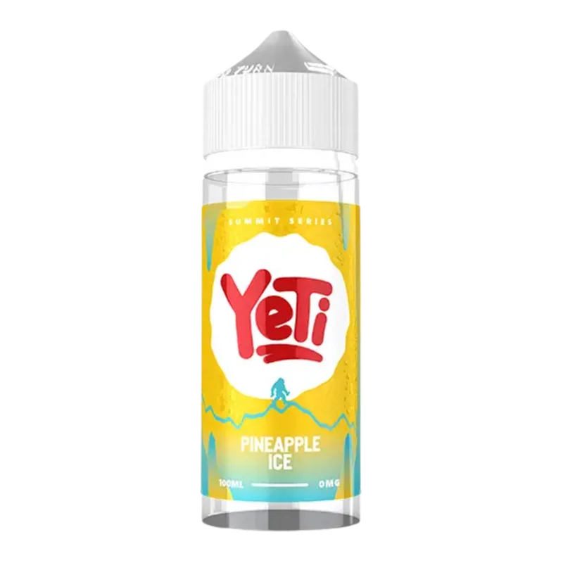 Yeti - E-Liquid Shortfill - Summit Series - Pineapple Ice 0mg 100ml
