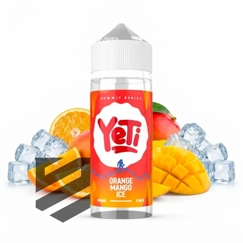 Yeti - E-Liquid Shortfill - Summit Series - Orange Mango Ice 0mg 100ml