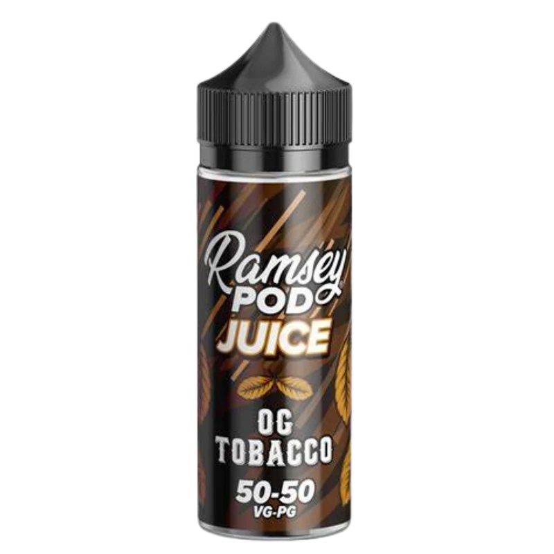 Ramsey - Shortfill - Pod Juice OG Tobacco 0mg 100ml