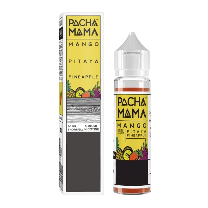 Pacha Mama - E-Liquid Shortfill - Mango Pitaya Pineapple 50ml 0mg