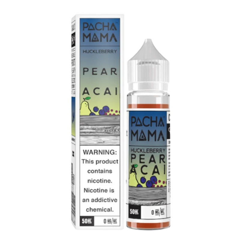 Pacha Mama - E-Liquid Shortfill - Huckleberry Pear Acai 50ml 0mg
