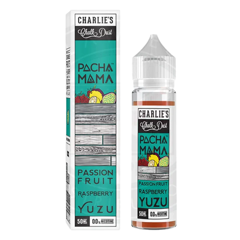 Pacha Mama - E-Liquid Shortfill - Passion Fruit Raspberry Yuzu 50ml 0mg
