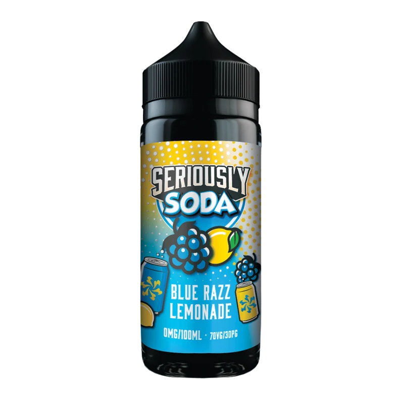 Seriously - Soda - Shortfill - Blue Razz Lemonade 100ml 0mg