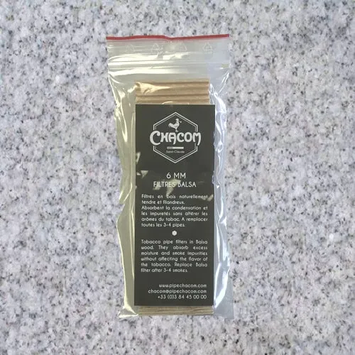 Chacom: 6mm BALSA FILTERS