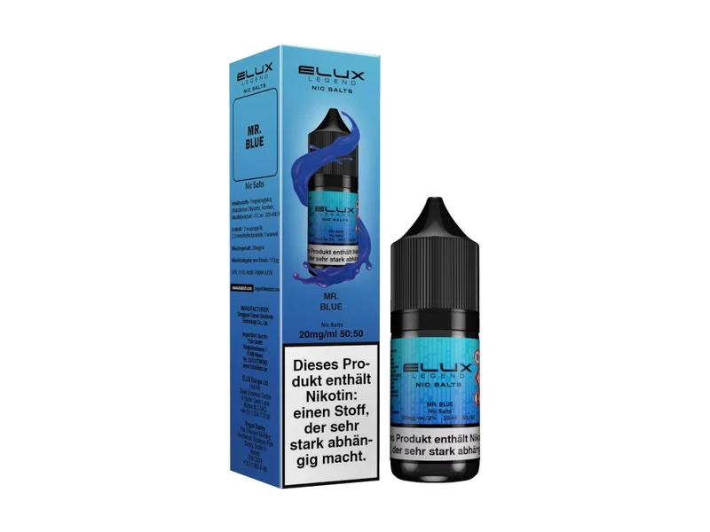 Elux - Mr Blue - 10ml Fertigliquid (Nikotinsalz)