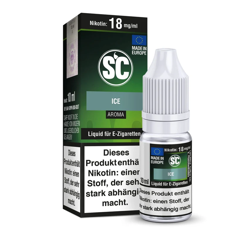 SC - Ice - 10ml Fertigliquid (Nikotinfrei/Nikotin)