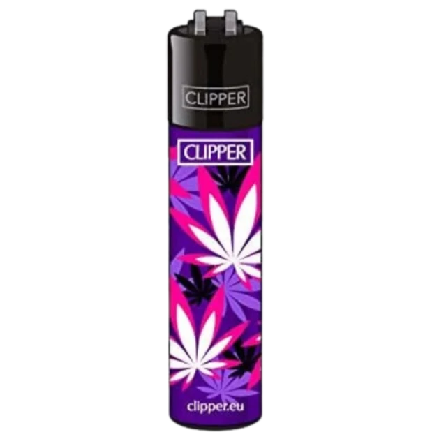 Clipper - Pink Hemp Leaves Violet