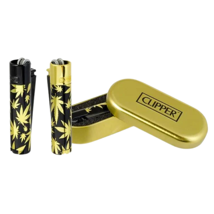Clipper - Metal - Leaves Gold