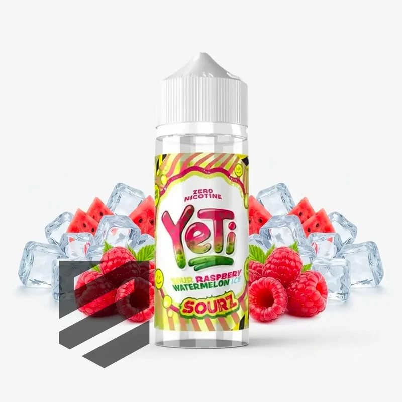 Yeti - E_Liquid Shortfill - Summit Series - Sour Raspberry Watermelon Ice 0mg 100ml