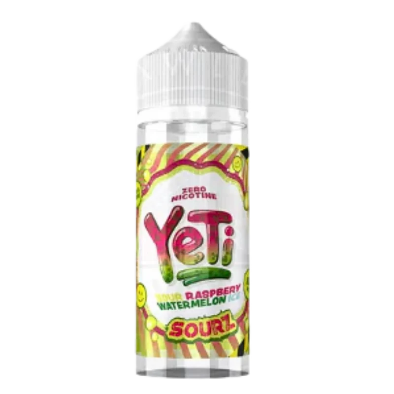 Yeti - E_Liquid Shortfill - Summit Series - Sour Raspberry Watermelon Ice 0mg 100ml