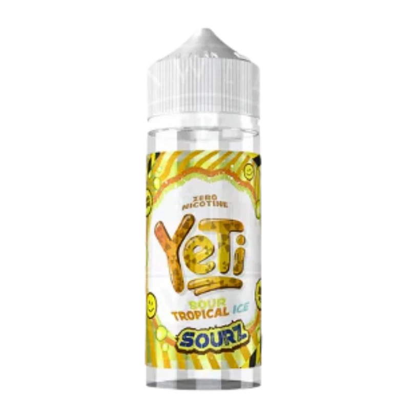 Yeti - E-Liquid Shortfill - Sourz Tropical Ice 0mg 100ml