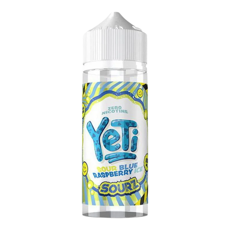 Yeti - E- Liquid Shortfill - Sourz Blue Raspberry Ice 0mg 100ml