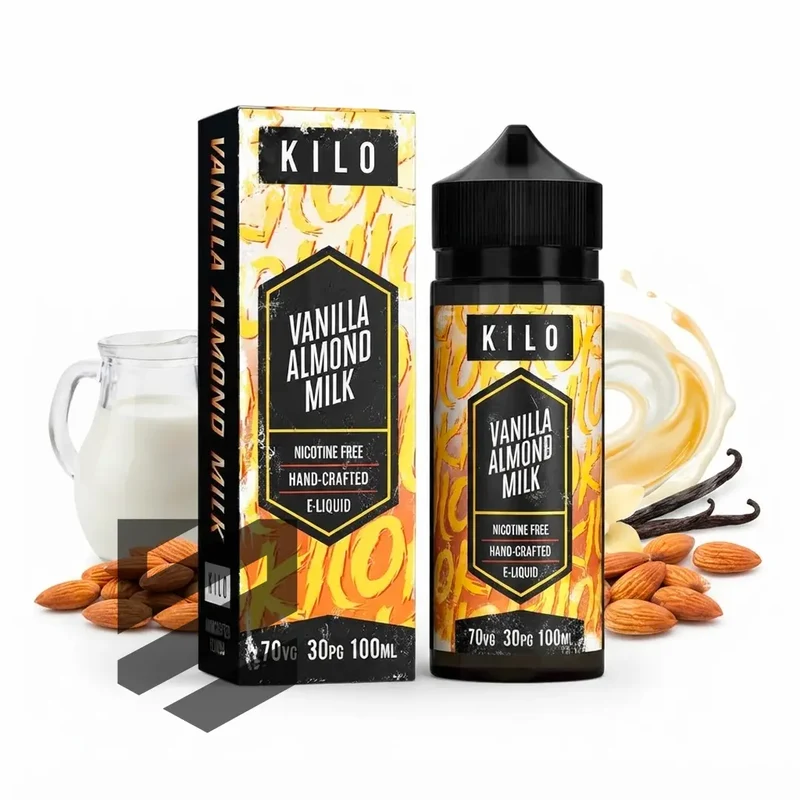 Kilo - Shortfill - New Series - Vanilla Almond Milk 100ml 0mg
