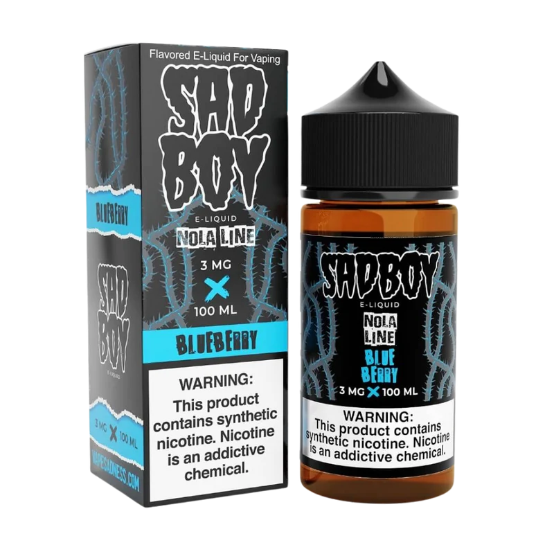 Sadboy - Nola Line - E-Liquid Shortfill - Blue Berry (Berry Nola)100ml 0mg