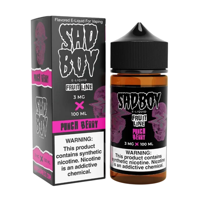Sadboy - Fruit Line - E-Liquid Shortfill - Punch Berry (Punch Berry Blood) 100ml 0mg